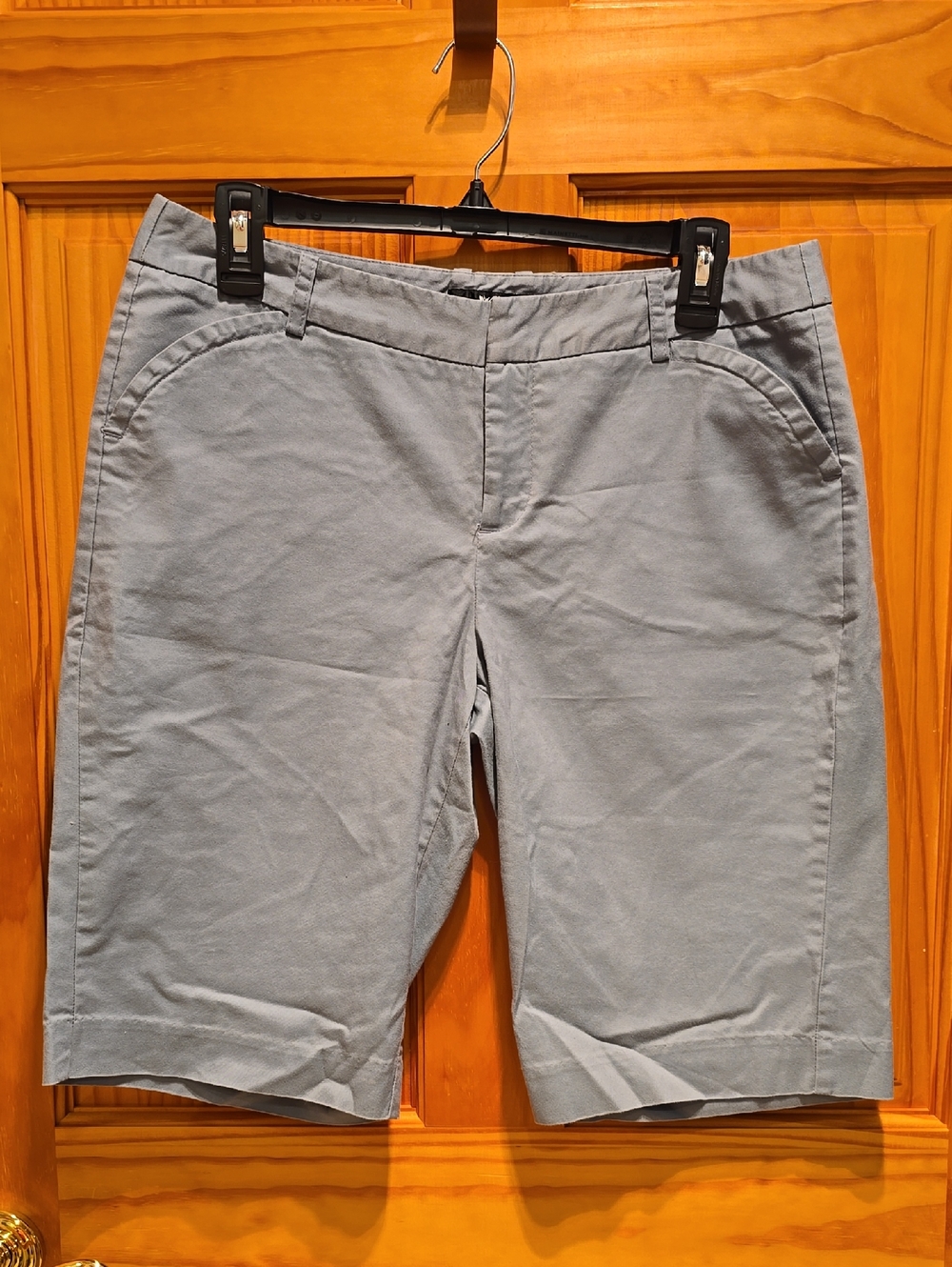 Mossimo Supply Co. Women's Light Gray Bermuda Shorts